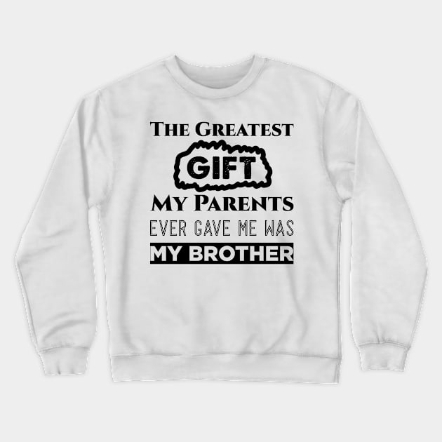 Bossy Big Brother Crewneck Sweatshirt by designdaking